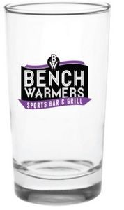 The Side Water 7 oz Drinking Glass - Screenprinted 1 Color 1 Location - 4.32" H x 2.40" Diameter
